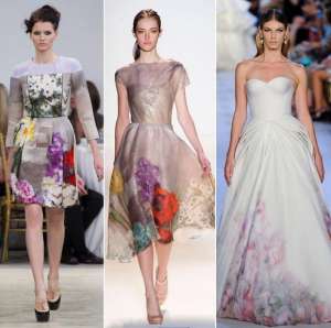 Цветочные принты - модный тренд весенне-летнего сезона 2013