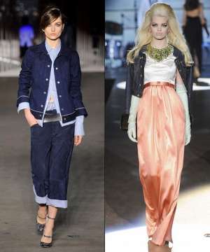 Джинсовая одежда - модный тренд осени 2012