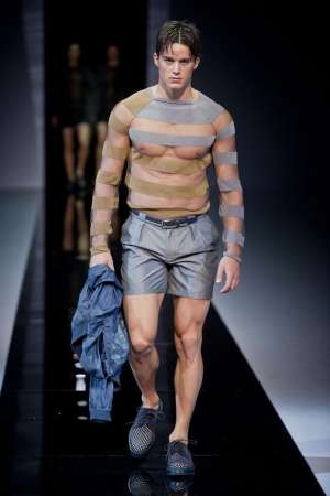 Модные мужские тренды весенне-летнего сезона 2013 - прозрачные ткани и прозрачный трикотаж