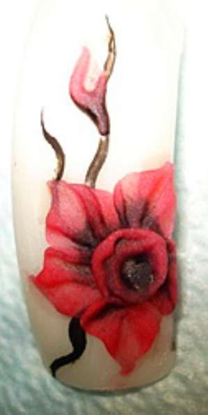 Фото-урок маникюра &amp;#171;Акриловый цветок&amp;#187