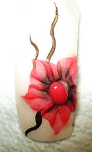 Фото-урок маникюра &amp;#171;Акриловый цветок&amp;#187