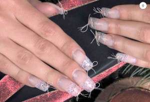 Фото-урок маникюра и росписи на ногтях: Кружевные ногти