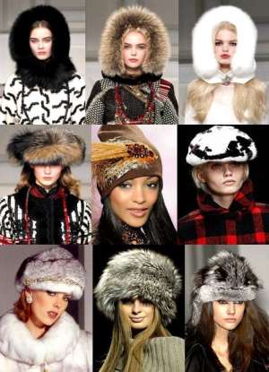 Модные шапки зима 2011-2012