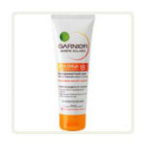 Солнцезащитный увлажняющий крем для лица SPF 15 Ambre Solaire от Garnier. Отзыв